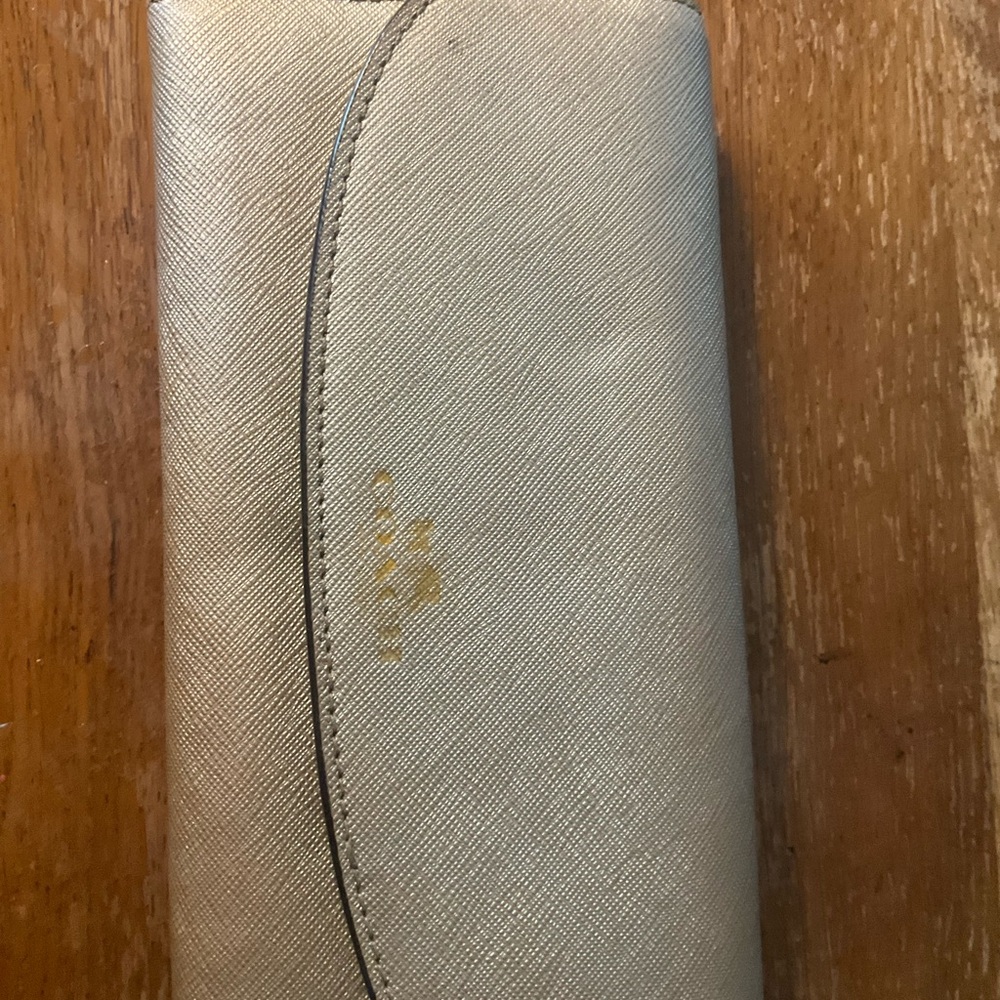 Coach Metallic Gold Clutch